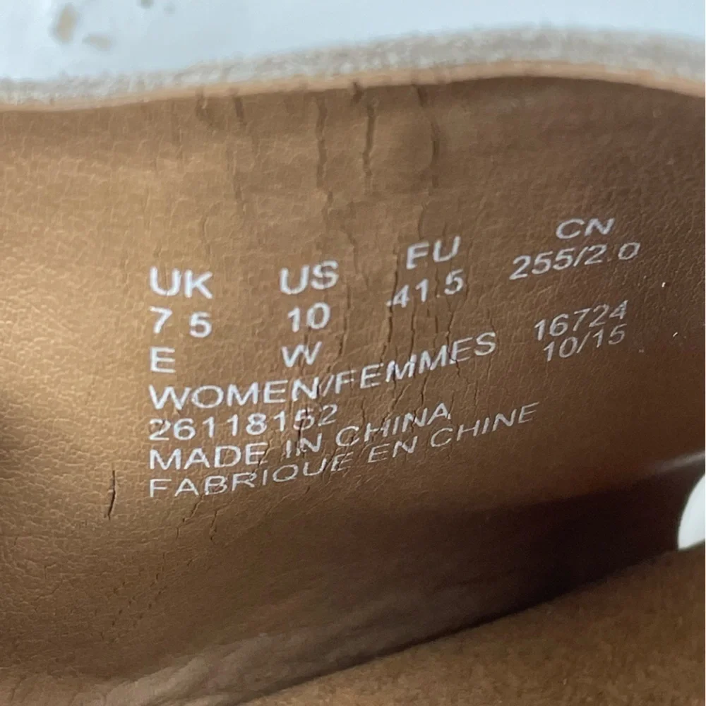 Clarks Helio Float Wedge Sandal in Tan Suede Size 10 Wide